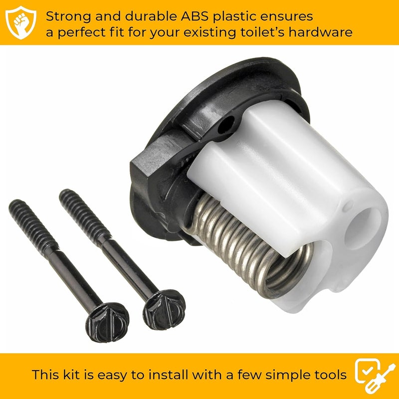 Halotronics 385310683 Compatible Replacement for Dometic Toilet Spring Cartridge Kit with Black End Cap, for EcoVac, 5000-series (Except 5006), Traveler 110 and 210 Series RV Toilets - Image 3